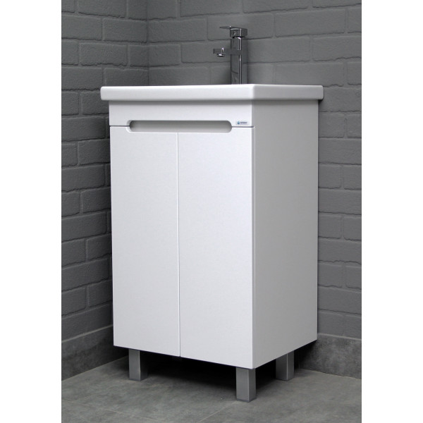 Тумба напольная Como 50 Аура без ящика Айсберг Домино (DA2503T)