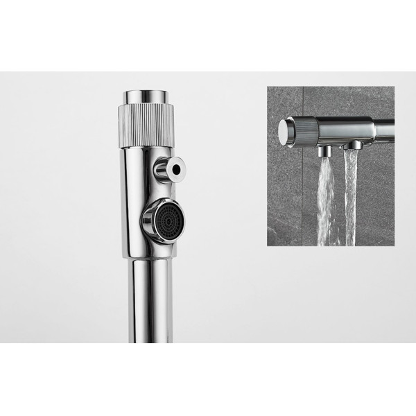 Смеситель для кухни Ledeme с переключателем на фильтр (L4155-3)