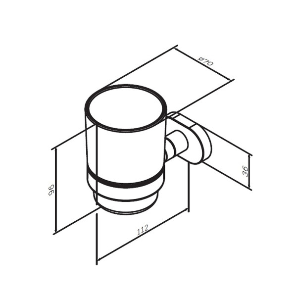 Стакан AM.PM Sense L (A7434300)