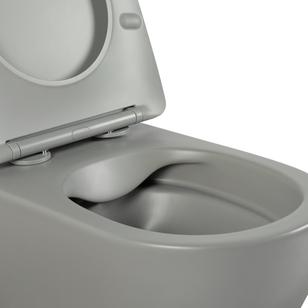 Унитаз подвесной Aquatek Европа cерый матовый (AQ1901-MG)