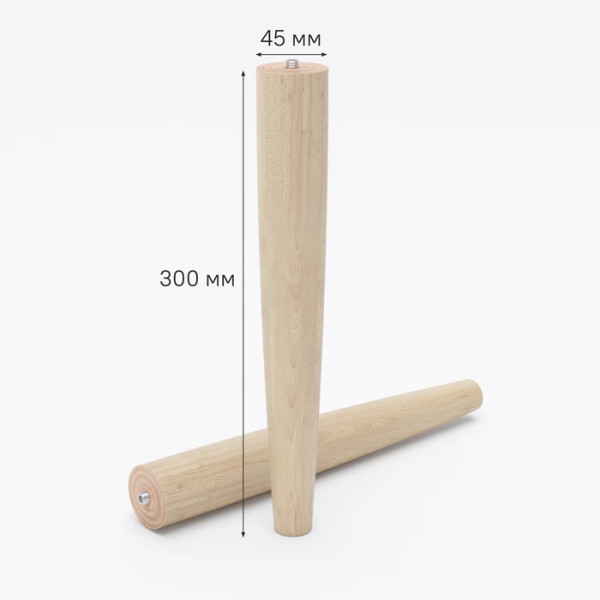 Опора мебельная Optima Home 2 шт массив бука 30 см бук светлый Iddis (OPH30V1i96)