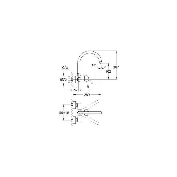 Смеситель для кухни Grohe Concetto (32667001)