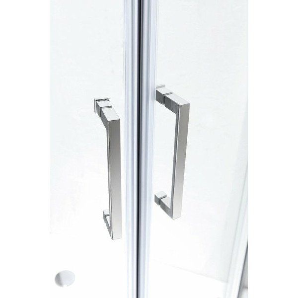 Душевой уголок Cezares Molveno 120x90x195 стекло прозрачное, профиль хром (MOLVENO-RH-2-120/90-C-Cr-IV)