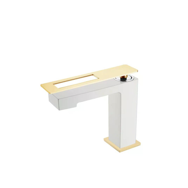 Смеситель для раковины Boheme Q W (белый глянец) (141-WG) Смеситель для раковины Boheme Q W (белый глянец) (141-WG)