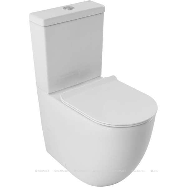 Чаша унитаза Aquanet ZV-2 C1 с сиденьем с soft-close белый (336320)