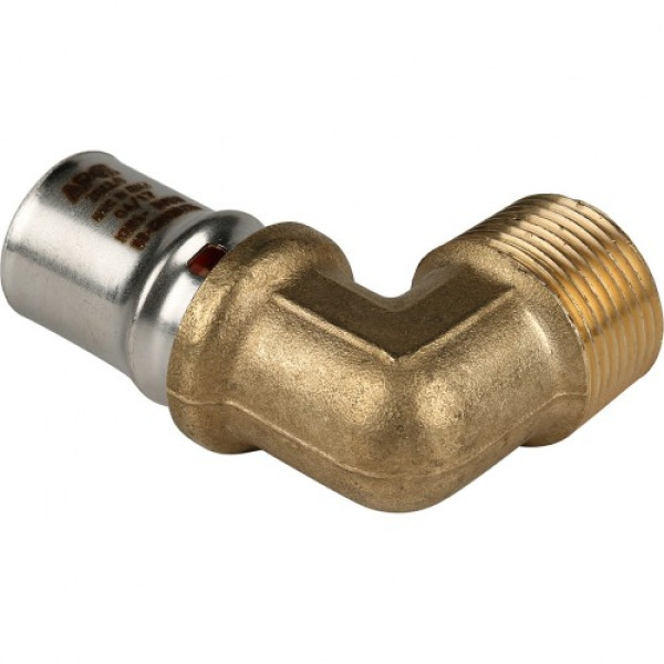 Соединение угловое 20*3/4"Н Stout (пресс) SFP-0011-003420 Соединение угловое 20*3/4"Н Stout (пресс) SFP-0011-003420