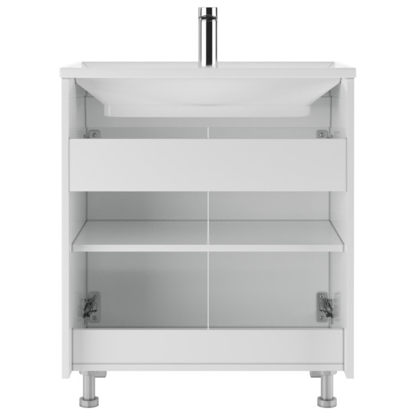 Тумба напольная Фостер 70 Норма без ящика Айсберг Домино (DA1657T)