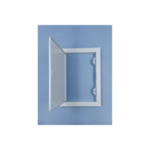 Люк сантехнический металл 300x400 мм (металл, белый) Виенто (ДР3040М)