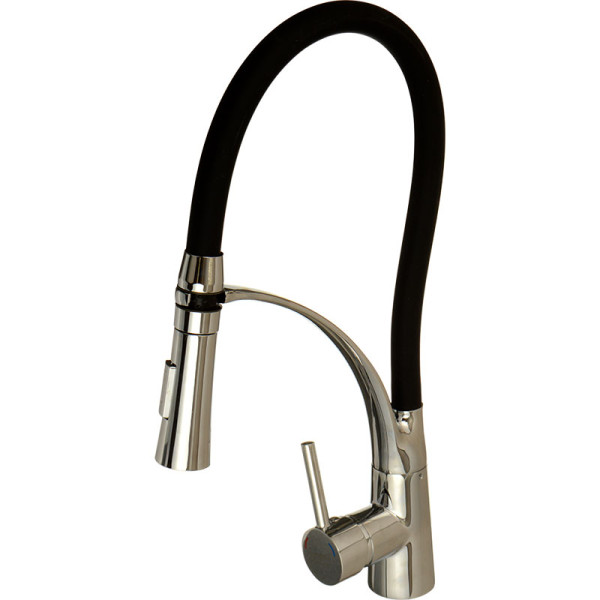 Смеситель для кухни Melodia della vita Perfetto с гибким изливом, хром (MDV30206Black) Смеситель для кухни Melodia della vita Perfetto с гибким изливом, хром (MDV30206Black)