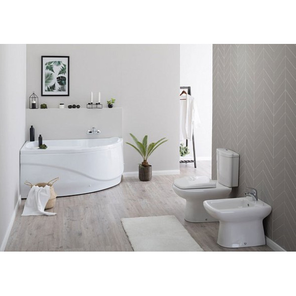 Ванна акриловая Aquanet Graciosa 150х90 L без гидромассажа