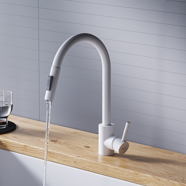 Смеситель для кухни Dorff Logic белый (D3007533) Смеситель для кухни Dorff Logic белый (D3007533)