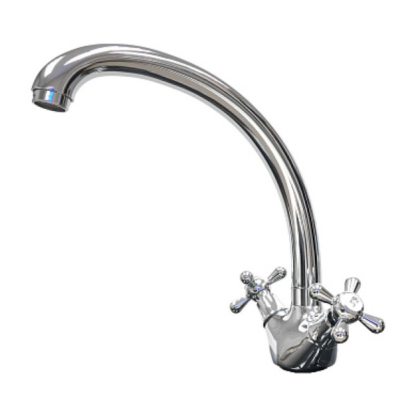 Смеситель для кухни S42-301 хром, высокий излив Ligeya (S42-301 Ligeya) Смеситель для кухни S42-301 хром, высокий излив Ligeya (S42-301 Ligeya)