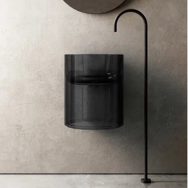 Раковина подвесная Kristall (черный) Раковина подвесная Kristall (черный)