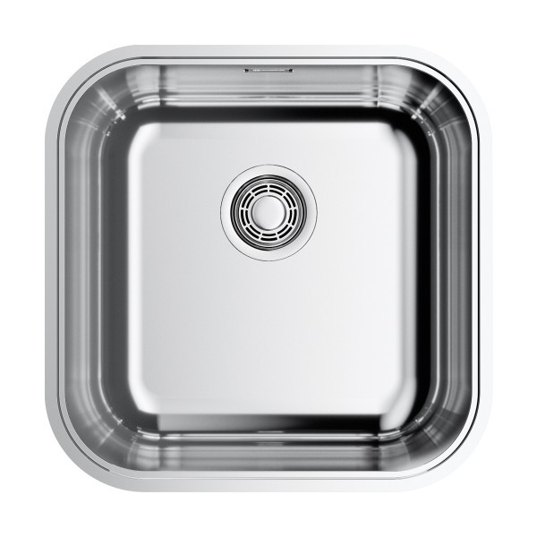 Мойка для кухни врезная Omoikiri Omi 44-U/I-IN Quadro 445х445 нержавеющая сталь (4993494)