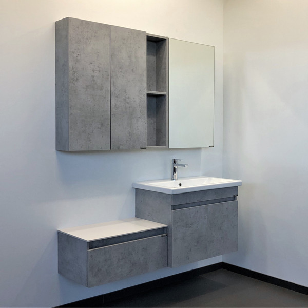Тумба подвесная Comforty Лима 700x550x450 белый матовый с раковиной (00-00001519)
