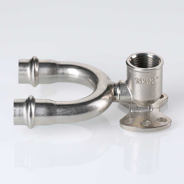 Водорозетка 15*1/2"В проходная Valtec (нерж.ст., пресс) (VTi.954.DI.150415)