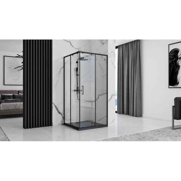 Душевой поддон REA Bazalt Black 120x80 (REA-K3305)