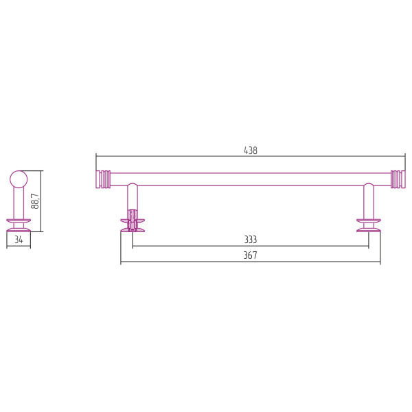 Полка Сунержа прямая 370 (12-2012-0370) Полка Сунержа прямая 370 (12-2012-0370)