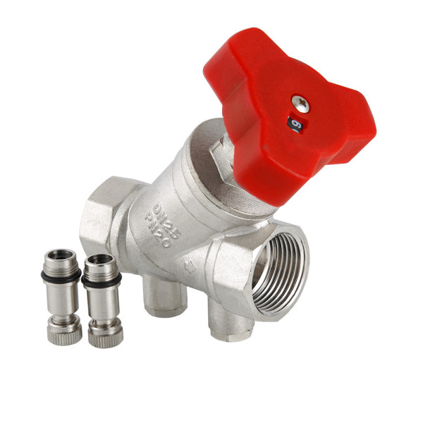 Клапан балансировочный Valtec 1/2" Kvs 2,8 м куб./ч, латунь VT.054 (VT.054.NLF.04) Клапан балансировочный Valtec 1/2" Kvs 2,8 м куб./ч, латунь VT.054 (VT.054.NLF.04)