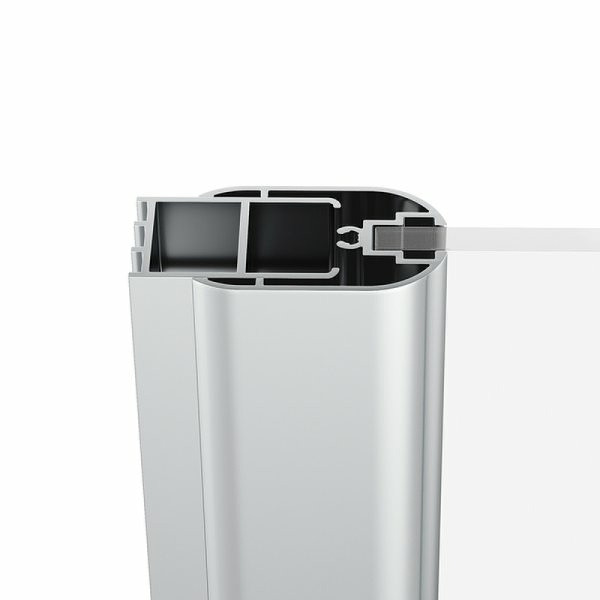 Дверь душевая Ravak Chrome CRV1-80 80x195 стекло прозрачное, профиль хром (1QV40C01Z1)