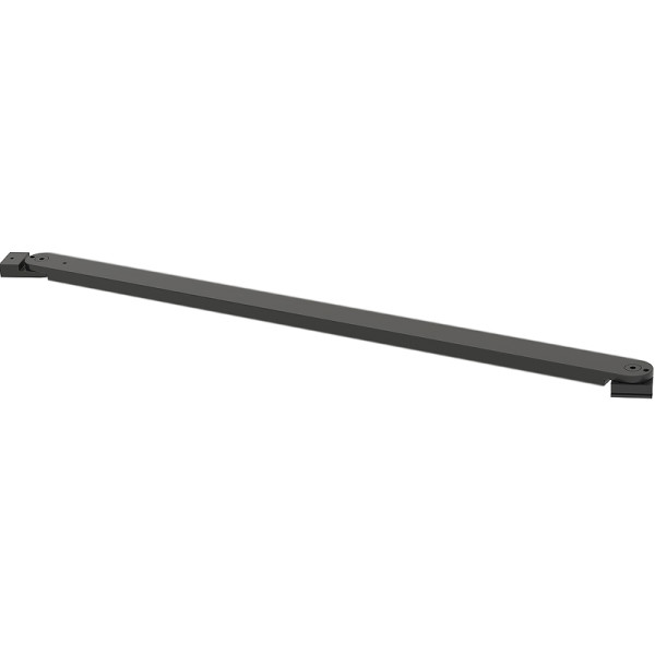 Душевая шторка для ванн WasserKRAFT Dill 80х140 стекло прозрачное, профиль черный (61S02-80 Fixed)