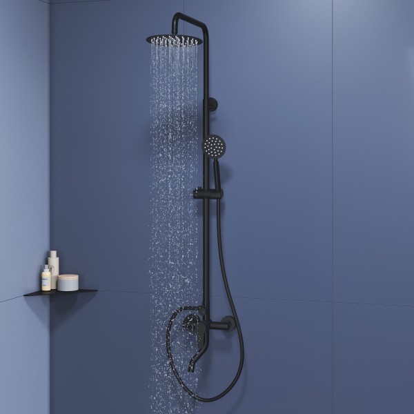 Душевая система RGW Shower Panels черный (59140124-04) Душевая система RGW Shower Panels черный (59140124-04)