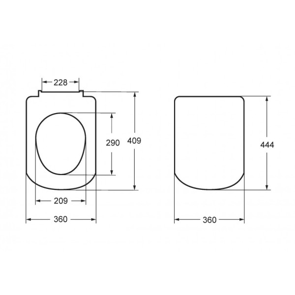 Сиденье для унитаза Roca Debba 36x44,4x24 с микролифтом белое (7.8019.D.20.3)