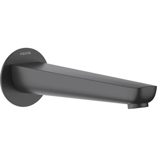 Излив Aquatek Бетта 244 мм черный матовый (AQ1141MB)