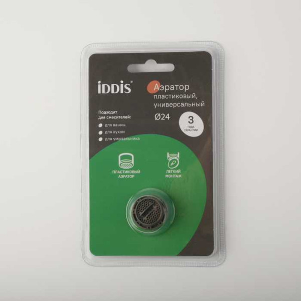 Аэратор Iddis Optima Home М24 хром (996P24A3SMCF) Аэратор Iddis Optima Home М24 хром (996P24A3SMCF)