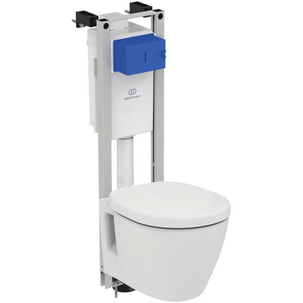 Комплект инсталляция с унитазом Ideal Standard ProSys Eco Frame M с унитазом Connect E803501 с сиденьем микролифт без клавиши (W220101) Комплект инсталляция с унитазом Ideal Standard ProSys Eco Frame M с унитазом Connect E803501 с сиденьем микролифт без клавиши (W220101)