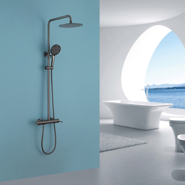 Душевая система Abber Emotion с изливом никель (AF8816NGL)