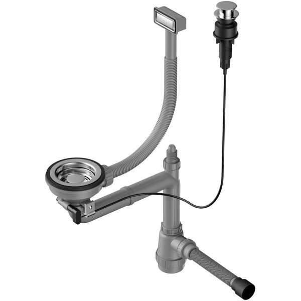 Сифон для мойки Omoikiri с прямоугольным переливом, декоративной решеткой и клапаном-автомат WK-1-IN-A сталь нержавеющая (4956468) Сифон для мойки Omoikiri с прямоугольным переливом, декоративной решеткой и клапаном-автомат WK-1-IN-A сталь нержавеющая (4956468)