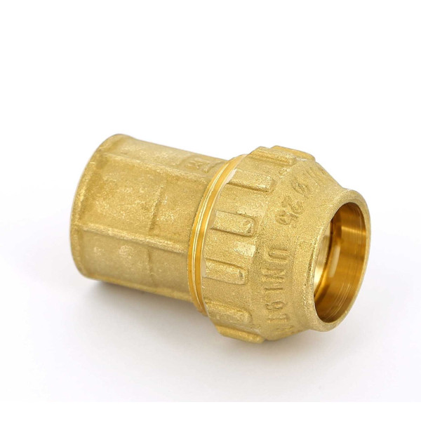 Соединение прямое "Tiemme" 20*1/2"В (для п/э трубы) (3400016)