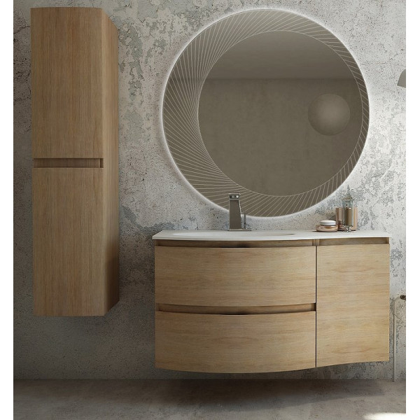 Пенал подвесной Cezares Vague 34x55 Rovere Tabacco (54835)