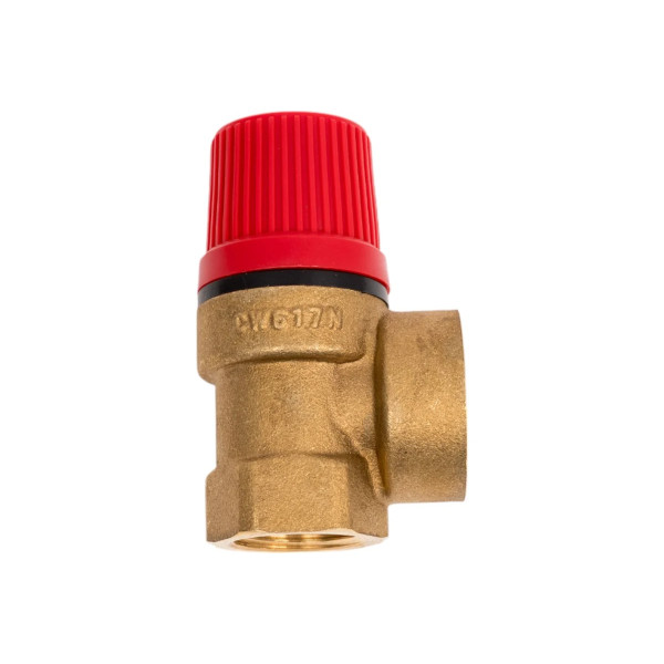 Клапан предохранительный 1/2"х3/4"ВВ 1,5 бар Rommer для отопления (латунь) (RVS-0001-001515) Клапан предохранительный 1/2"х3/4"ВВ 1,5 бар Rommer для отопления (латунь) (RVS-0001-001515)