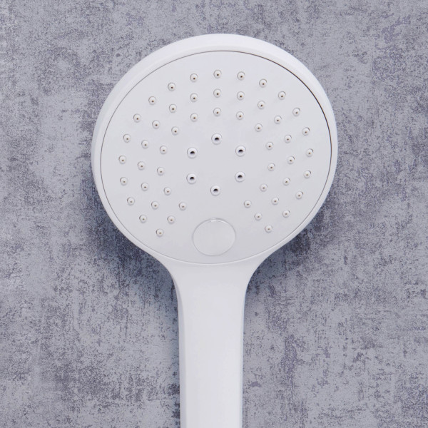 Душевая лейка WasserKRAFT белая (A155) Душевая лейка WasserKRAFT белая (A155)