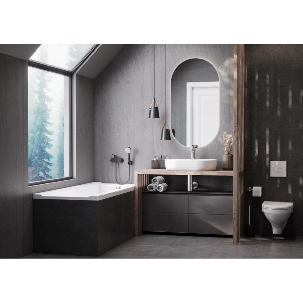 Раковина накладная Santek Одри 620x420x130 белая (1WH501710)