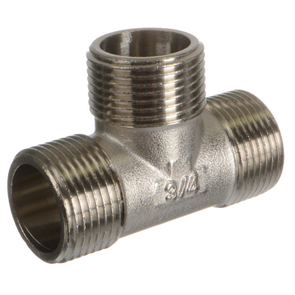 Тройник 3/4" ННН TeRma (никель) (06107) Тройник 3/4" ННН TeRma (никель) (06107)