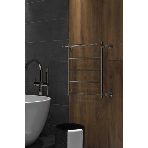 Полотенцесушитель водяной Indigo Line 477x600 1" с полочкой (LLSHSW60-40R-б/п-50)