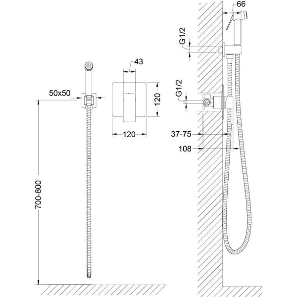 Смеситель с гигиеническим душем Timo Selene хром, встраиваемый (2089/00SM) Смеситель с гигиеническим душем Timo Selene хром, встраиваемый (2089/00SM)