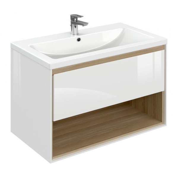 Тумба подвесная Cersanit Louna белый (SP-SZ-LOU-CO80/Wh) Тумба подвесная Cersanit Louna белый (SP-SZ-LOU-CO80/Wh)