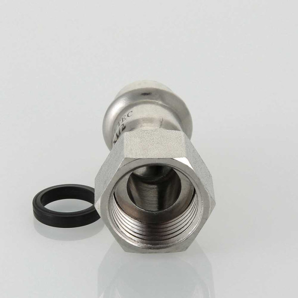 Переход 22*3/4"B с накидной гайкой Valtec (нерж.ст., пресс) (VTi.908.I.002205) Переход 22*3/4"B с накидной гайкой Valtec (нерж.ст., пресс) (VTi.908.I.002205)