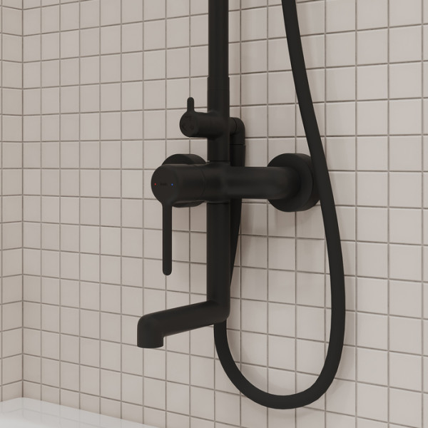 Душевая система Iddis Aiger черная (AIGBL3Fi06) Душевая система Iddis Aiger черная (AIGBL3Fi06)