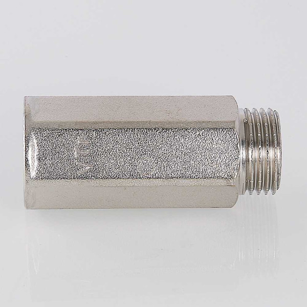 Удлинитель шестигранный 1/2"х30 мм. Valtec (никель) (VTr.197.N.0430) Удлинитель шестигранный 1/2"х30 мм. Valtec (никель) (VTr.197.N.0430)