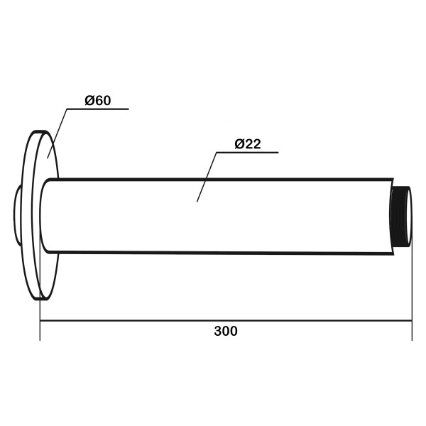Держатель для верхнего душа встраиваемый Swedbe Platta хром (5511)