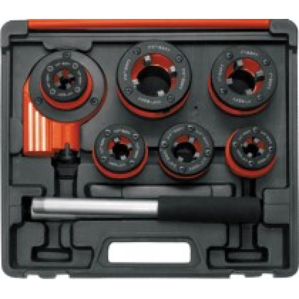 Набор для нарезания резьбы FIT 3/8"-1 1/4" (черный) Набор для нарезания резьбы FIT 3/8"-1 1/4" (черный)