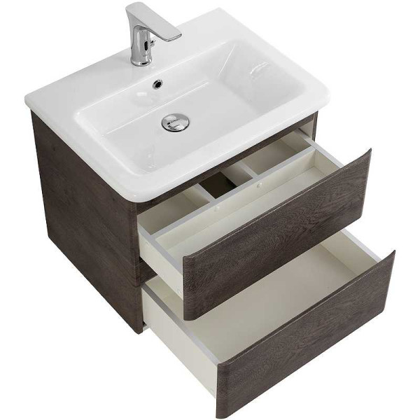 Тумба подвесная BelBagno Albano-CER 50 Rovere Nature Grigio (ALBANO-CER-500-2C-SO-RNG)