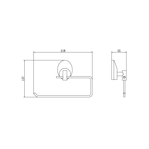 Полотенцержатель Fashun хром (A1603-2)