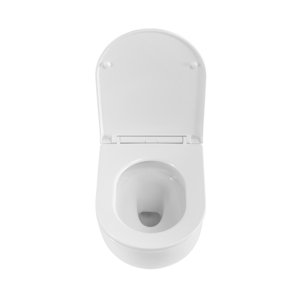 Унитаз подвесной BelBagno Этна безободковый с сиденьем soft close белый (BB008CH-TOR/SC) Унитаз подвесной BelBagno Этна безободковый с сиденьем soft close белый (BB008CH-TOR/SC)