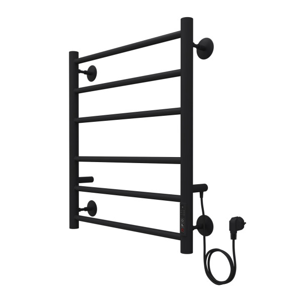 Полотенцесушитель электрический Azario Parma 500x600 черный